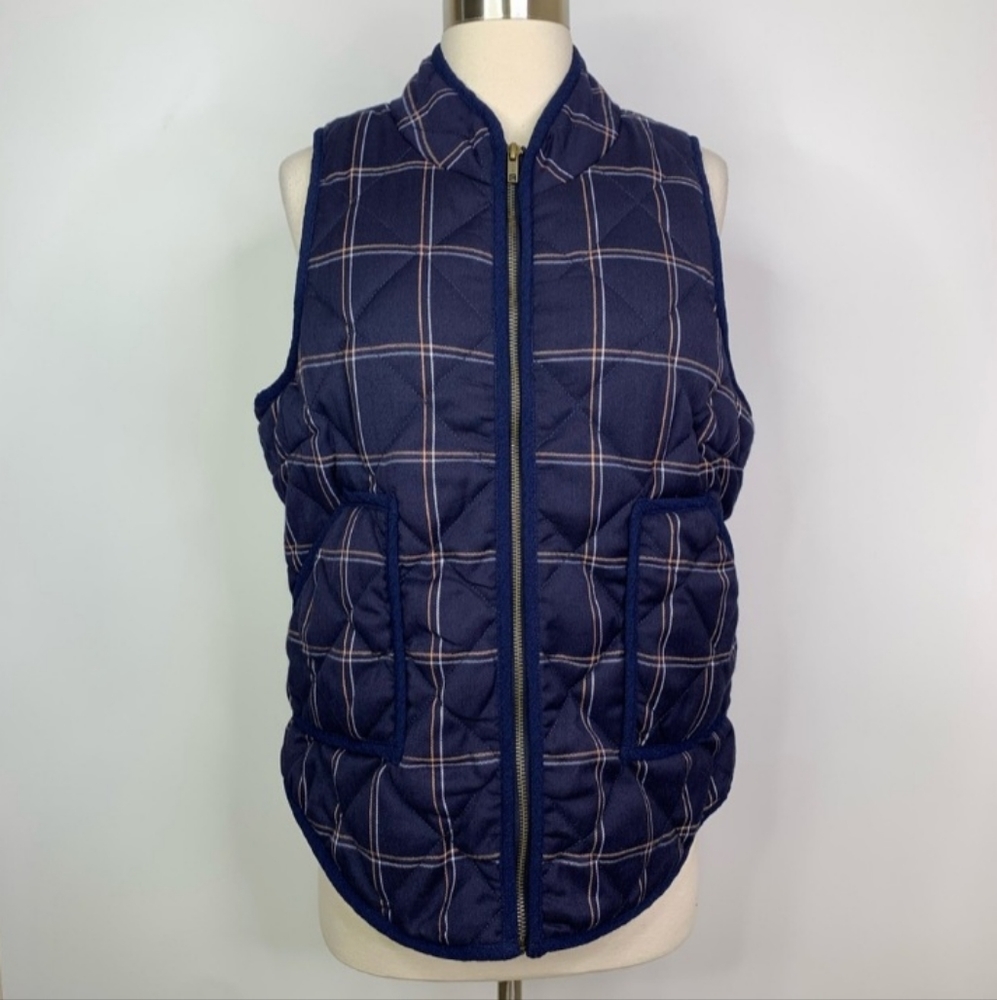 𝅺Stitch Fix l 41 Hawthorn Plaid Vest Size Medium NWT